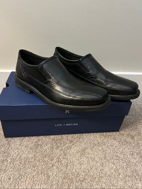 Rockport A13019 Black Men’s Style Leader 2 Slip-On Casual Dress Loafers 10.5